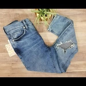 NWT Free People skinny distressed jeans